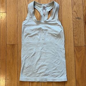 Athleta Light Color Beige Racerback Tank Top